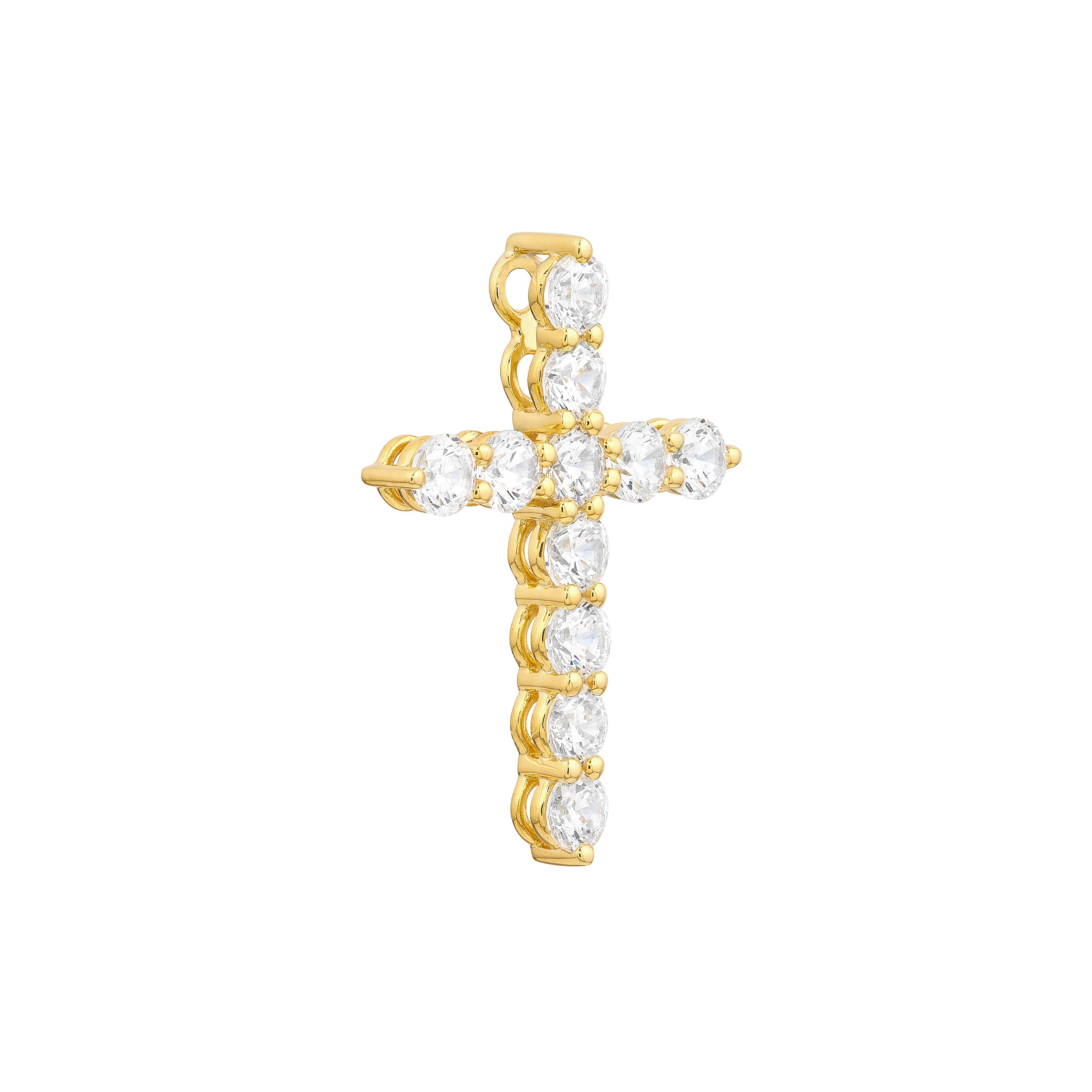 Diamond Cross Pendant Necklace
