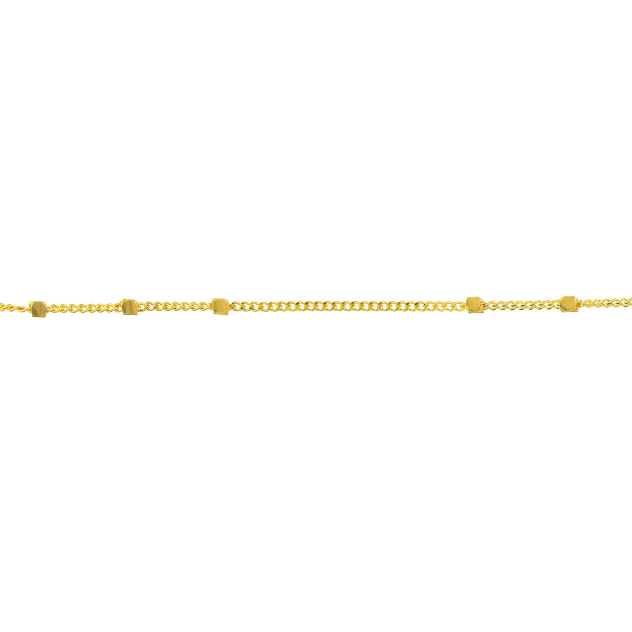 Triple Bead Saturn Chain Anklet