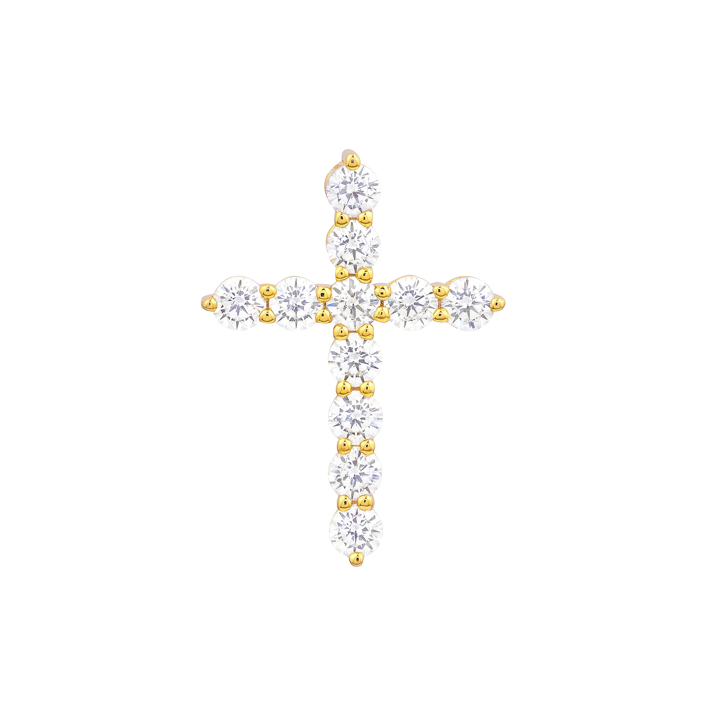 Diamond Cross Pendant Necklace
