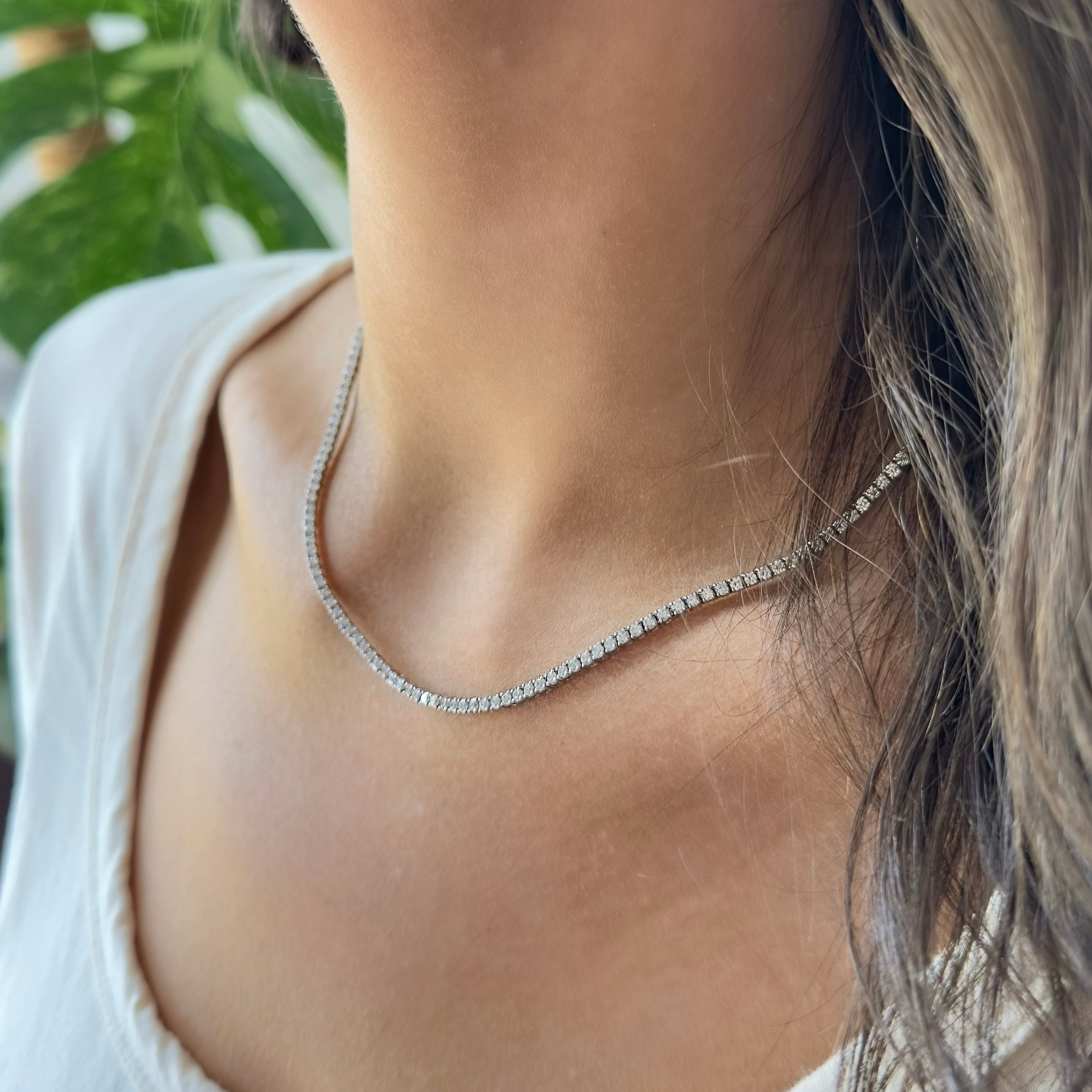 The Line Tennis Necklace
