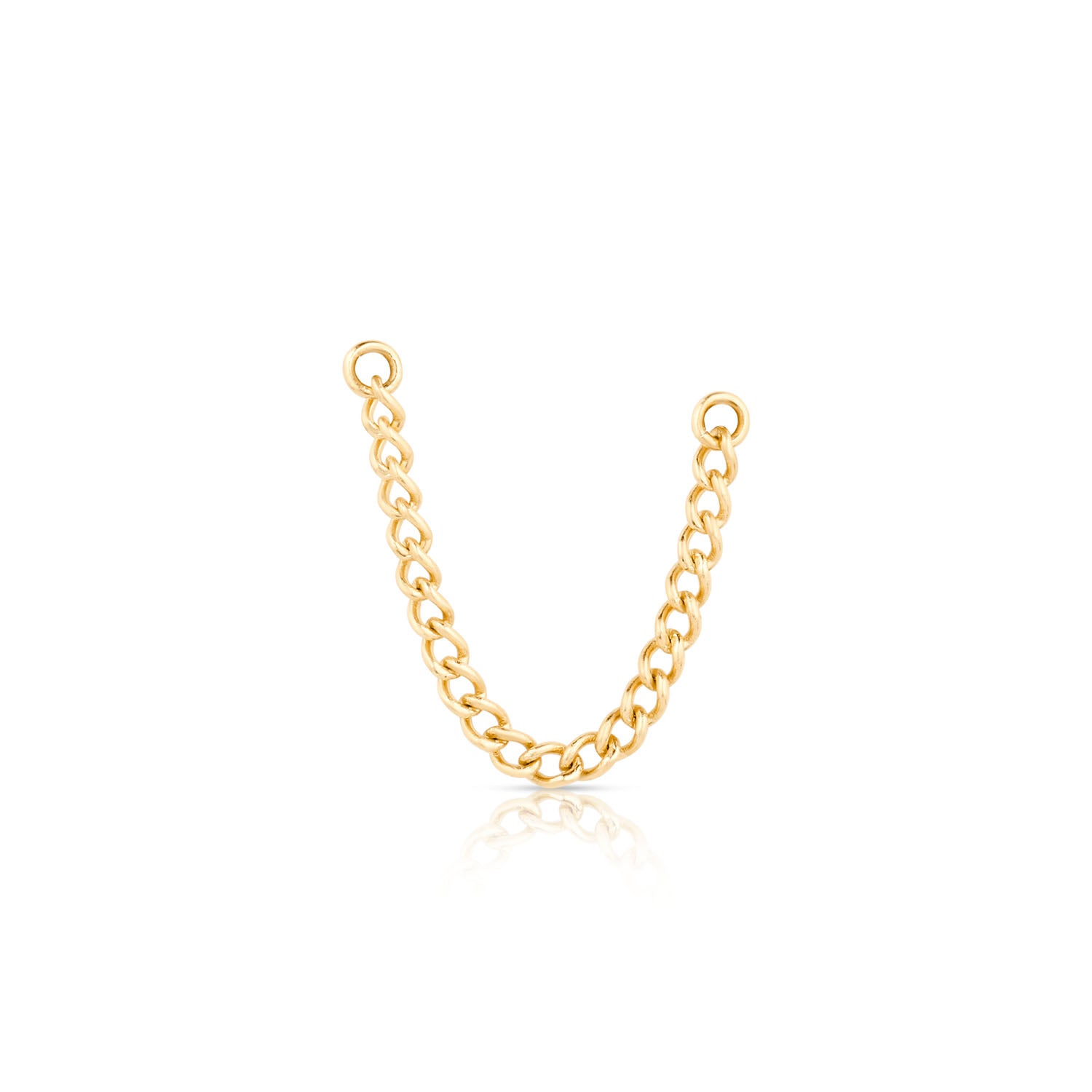 Gold Chain Earring Charm