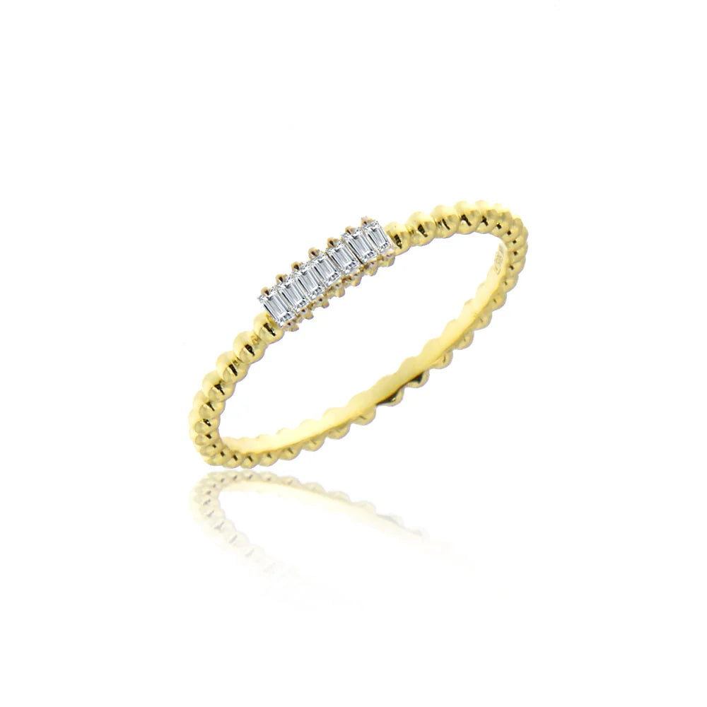Delicate Baguette Diamond Ring - The Goldn Company