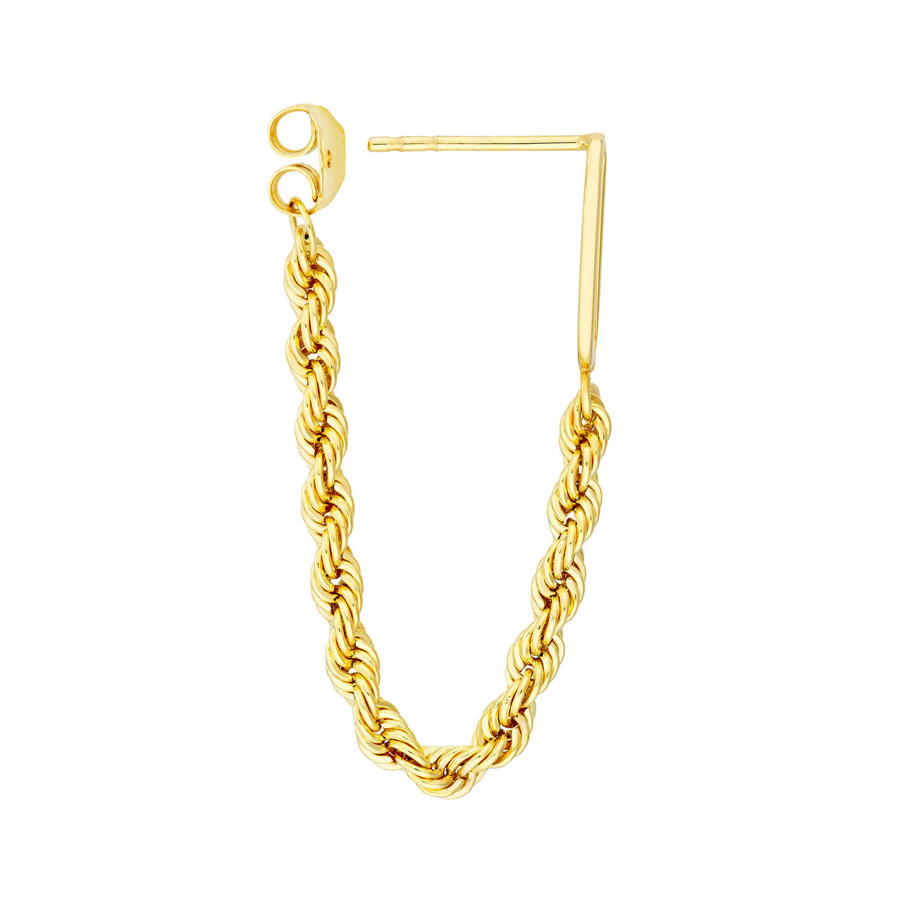 Rope Chain Dangle Earrings