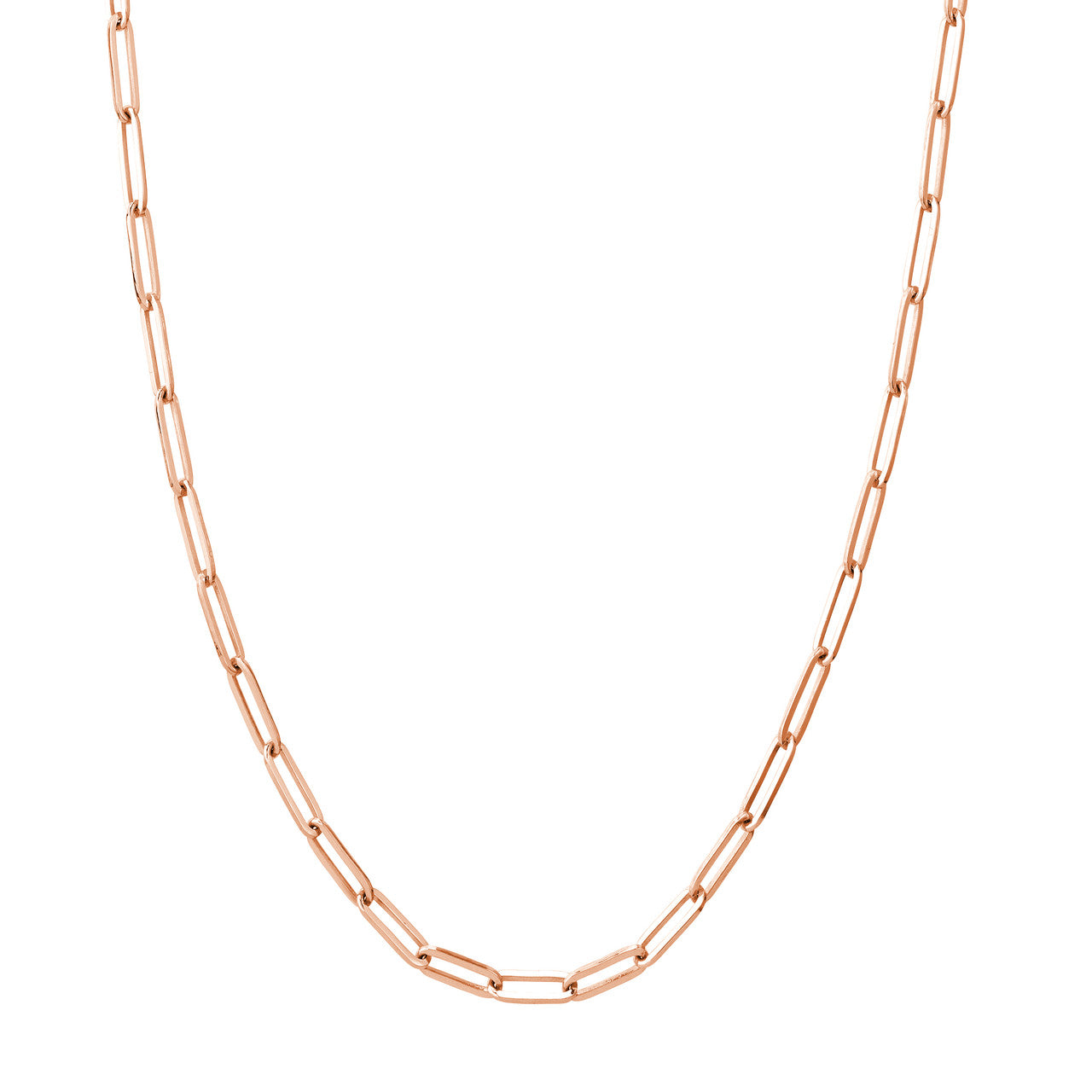 Paperclip Link Chain Necklace