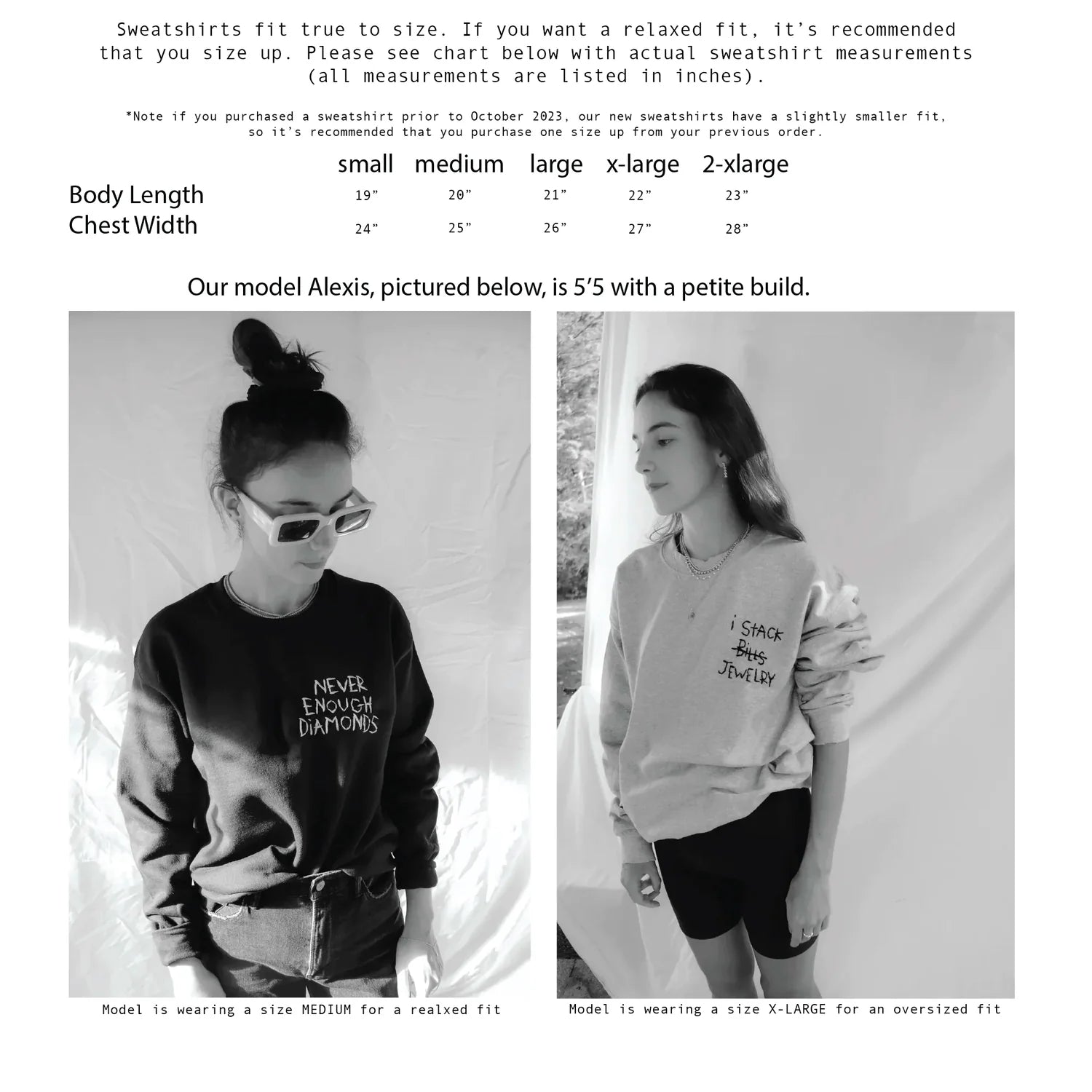 Never Enough Diamonds Sweatshirt