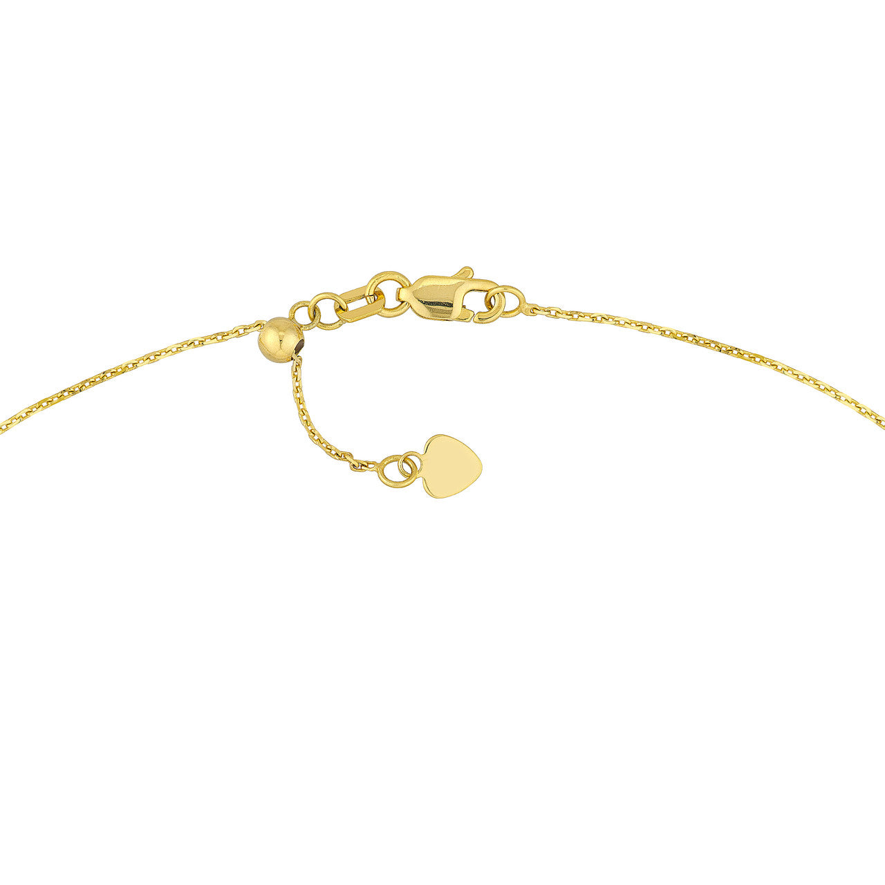 Two-Stranded Fluted Pendant Choker Necklace