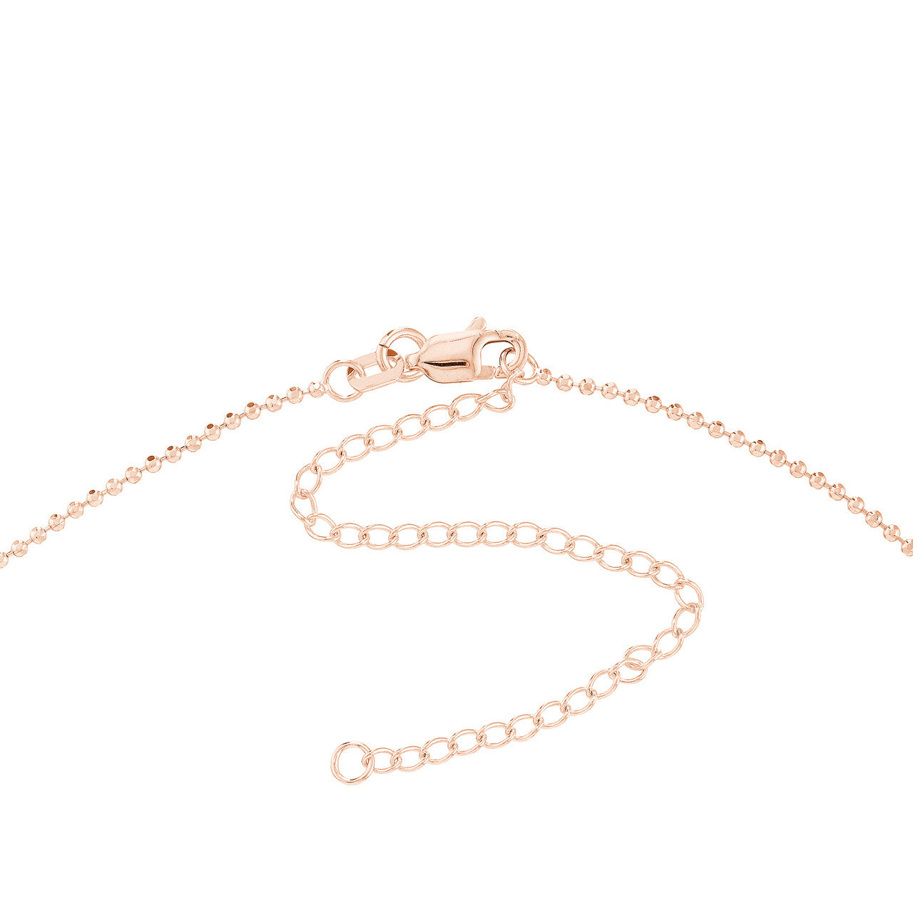Diamond-Cut Bead Choker Chain