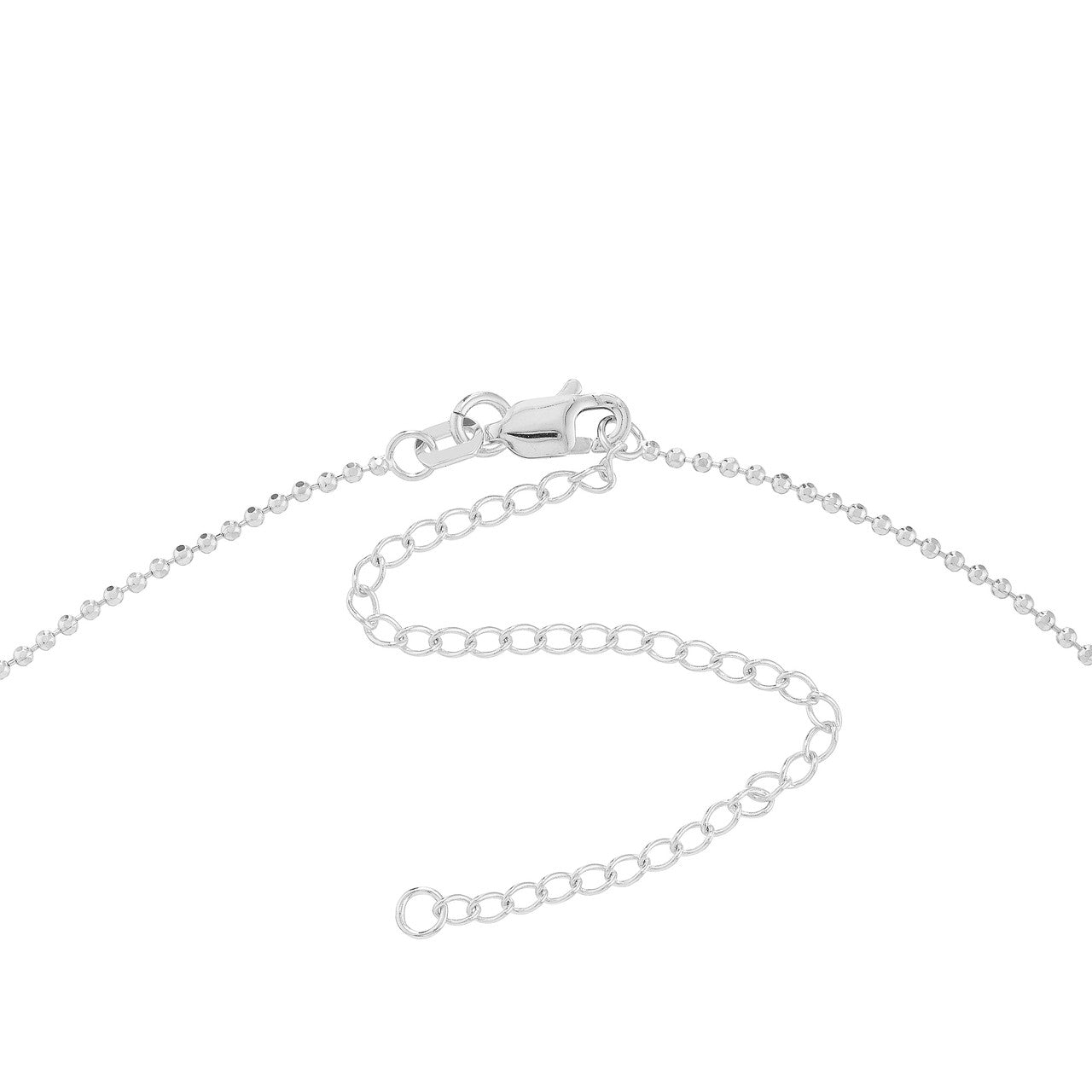 Diamond-Cut Bead Choker Chain