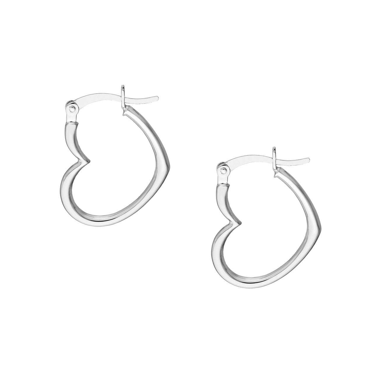 Heart Hoop Earrings