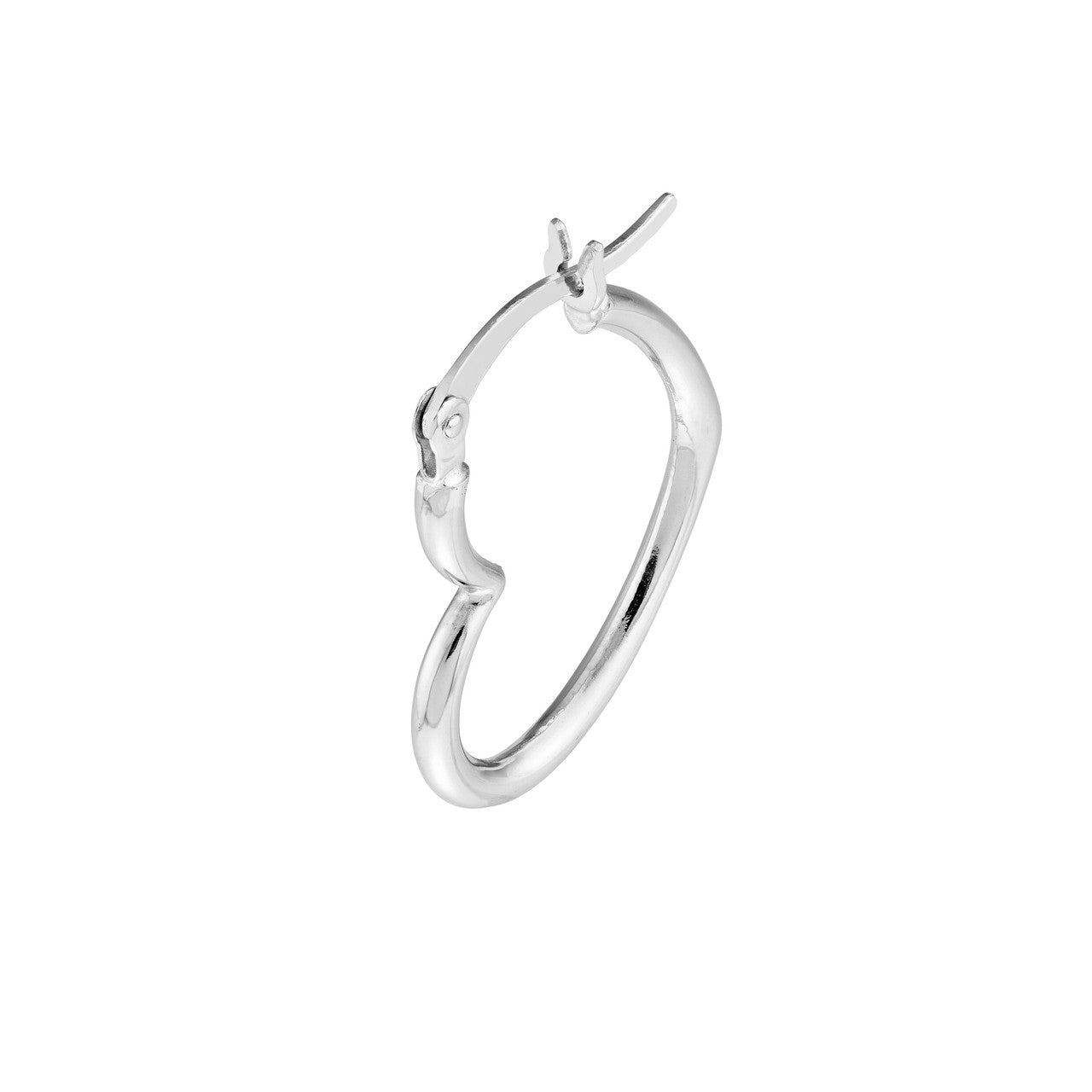 Heart Hoop Earrings