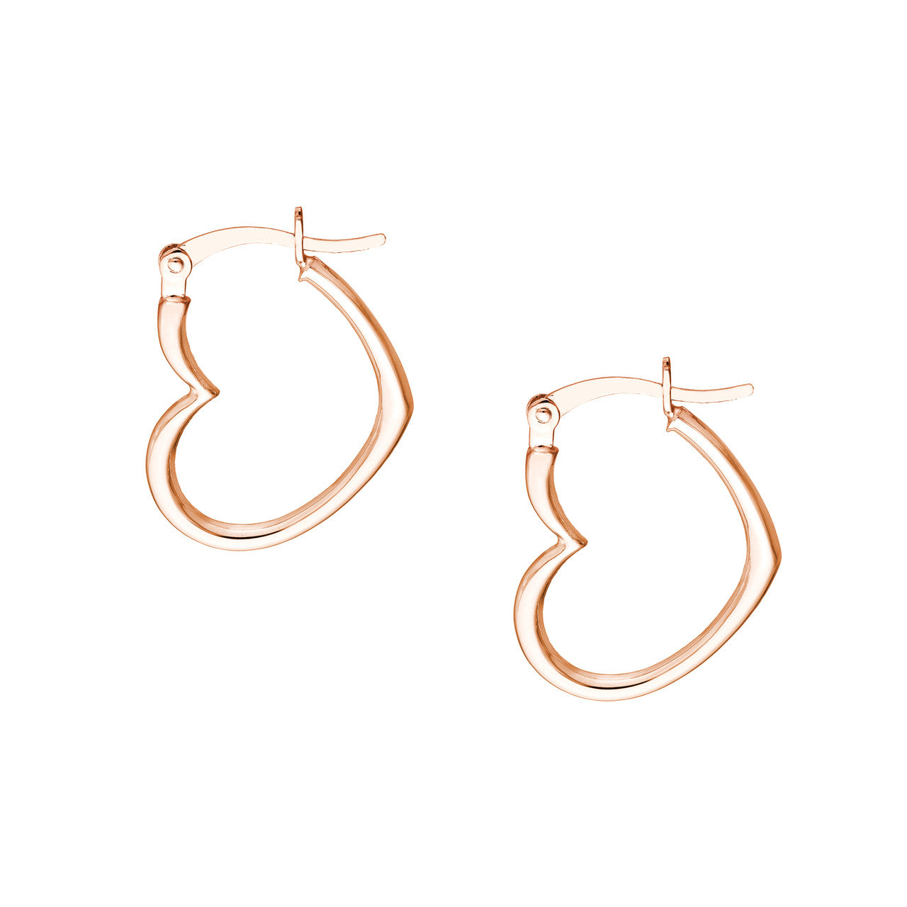 Heart Hoop Earrings