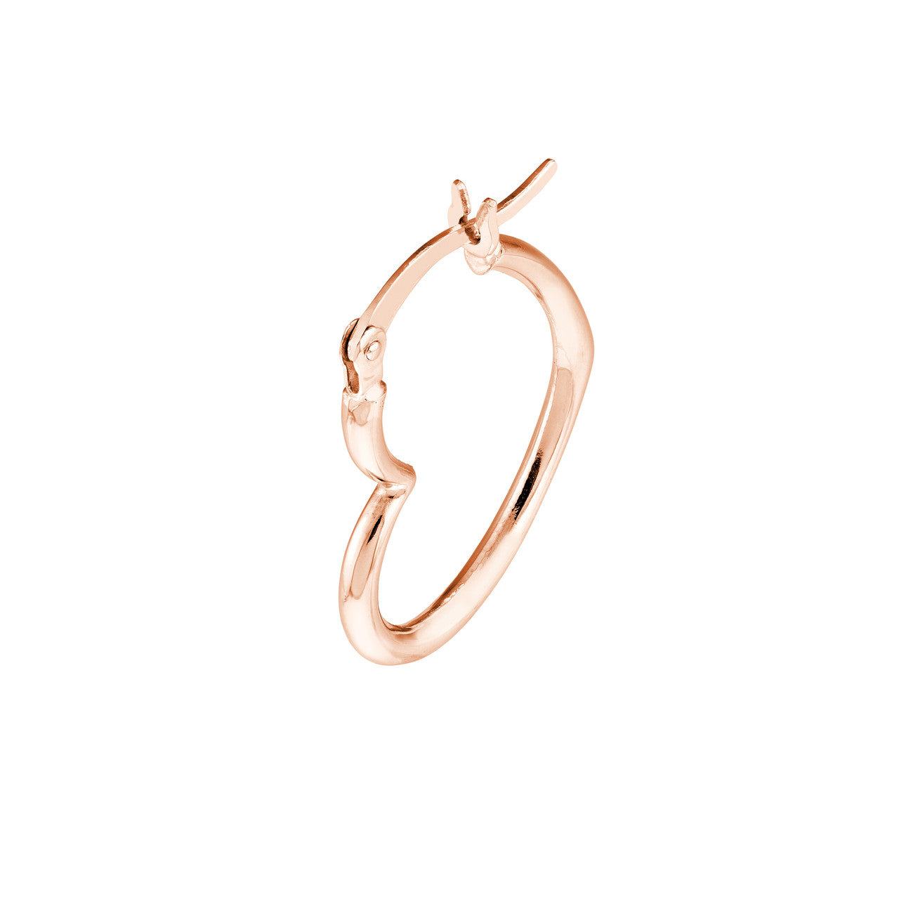 Heart Hoop Earrings