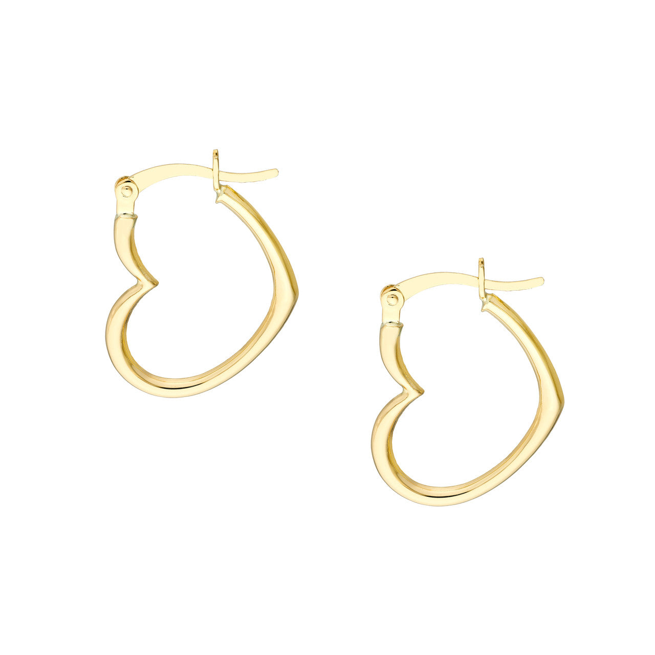 Heart Hoop Earrings