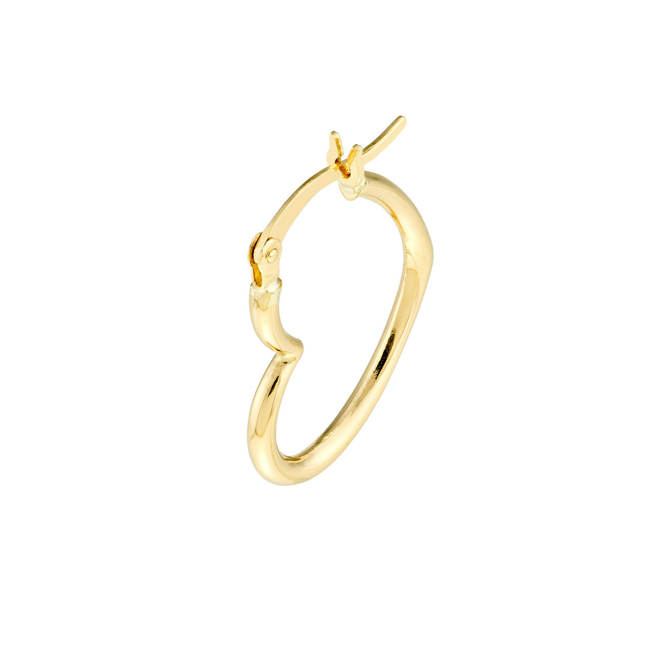 Heart Hoop Earrings