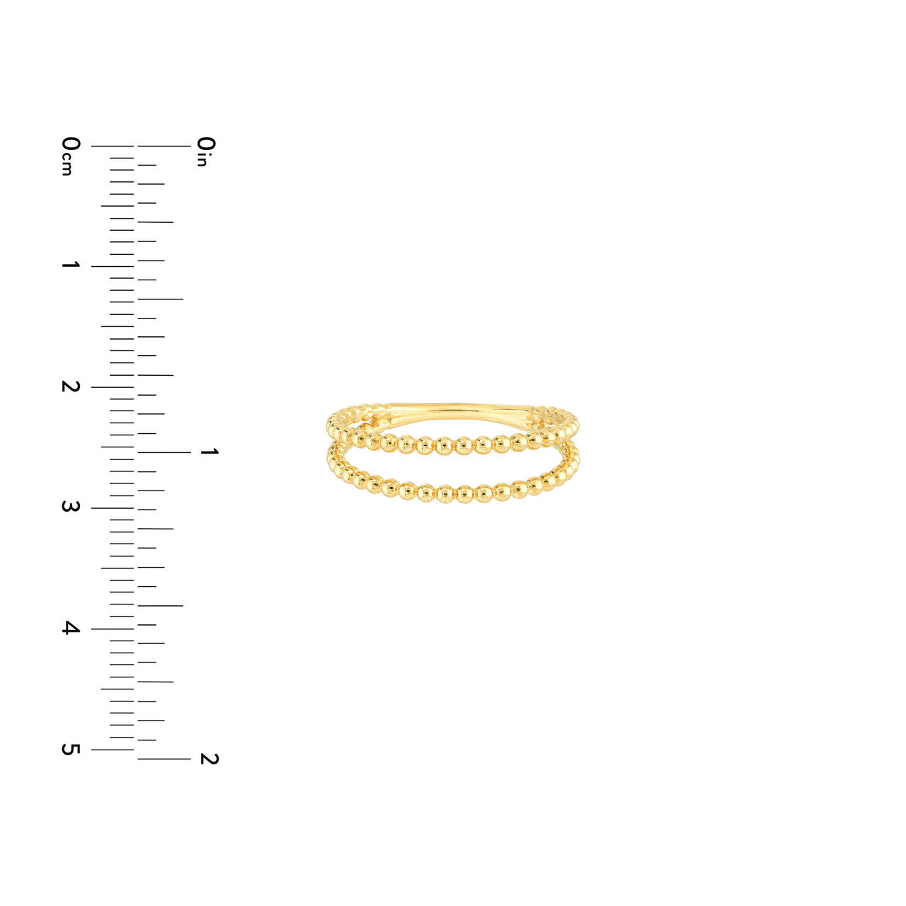 Double Beaded Wire Ring