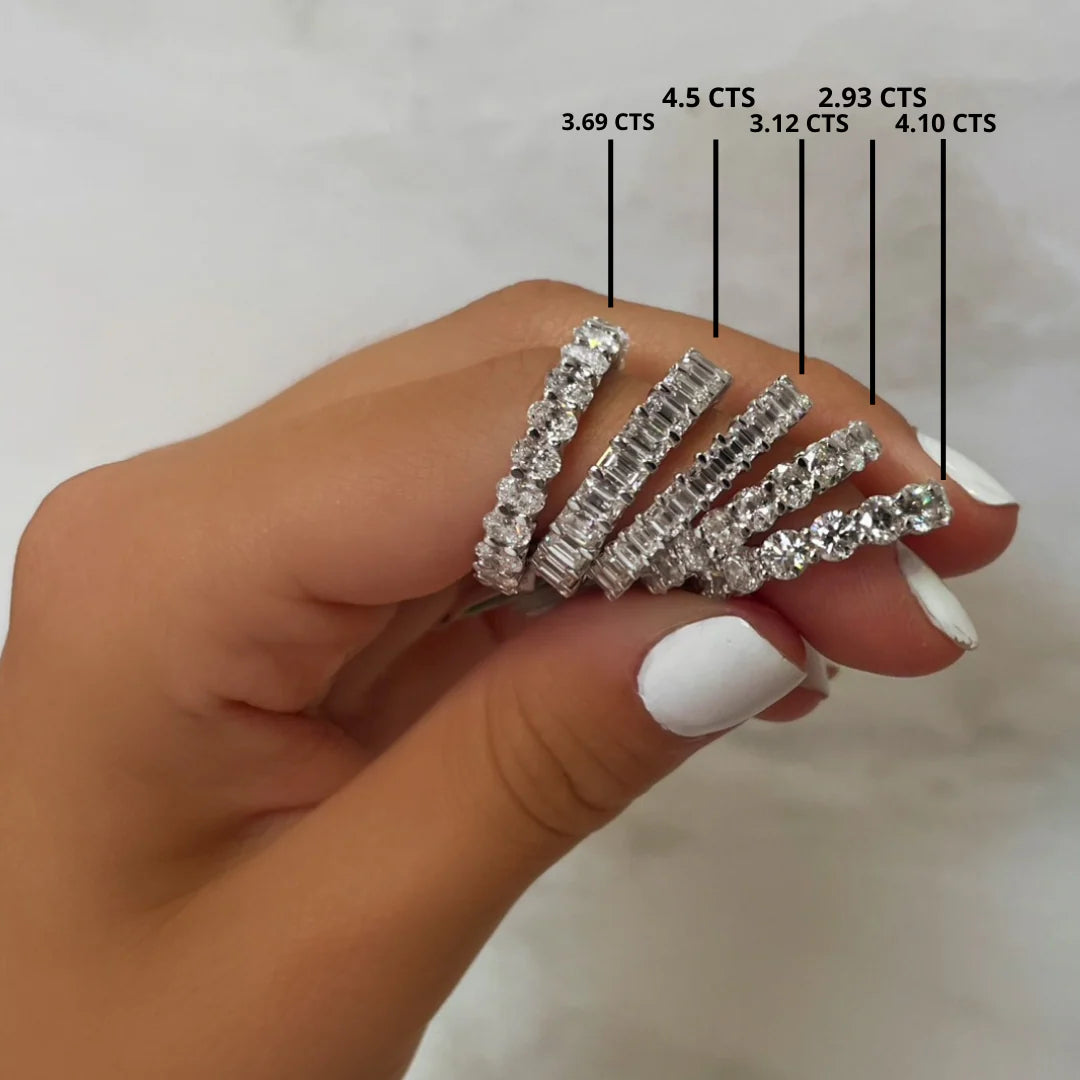 4.5ct Emerald Eternity Band Bring