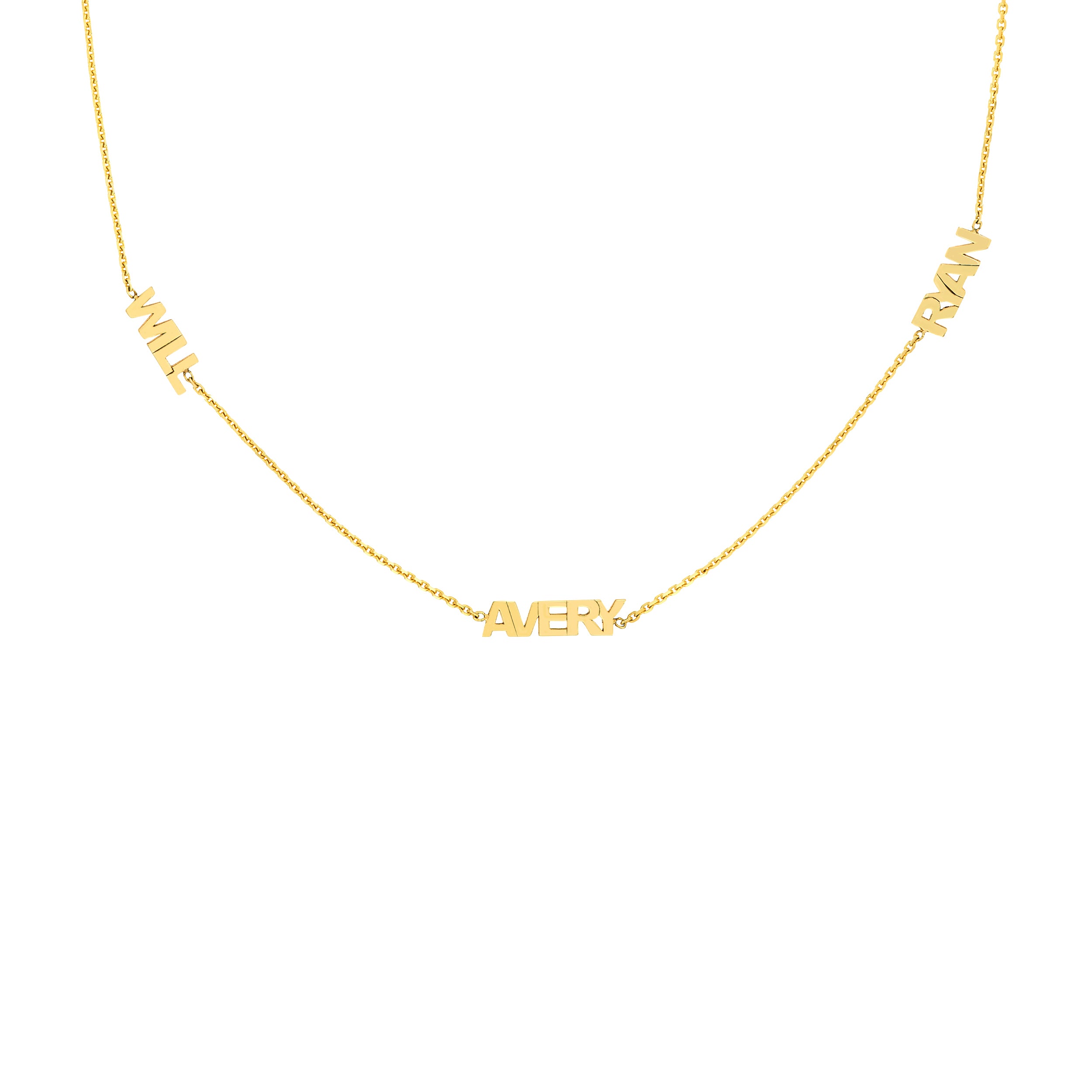 Mini Nameplate Necklace