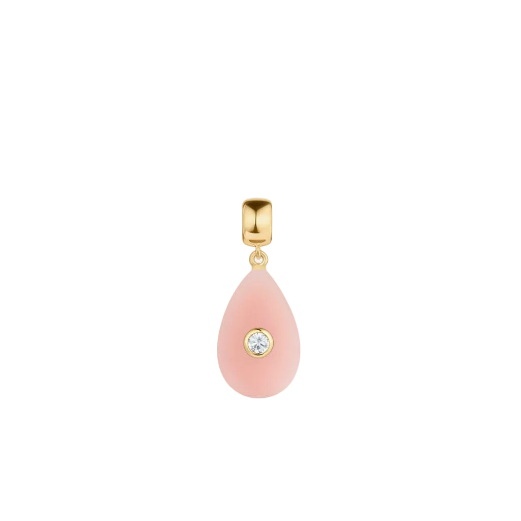 Bardot Pink Opal Silk Necklace