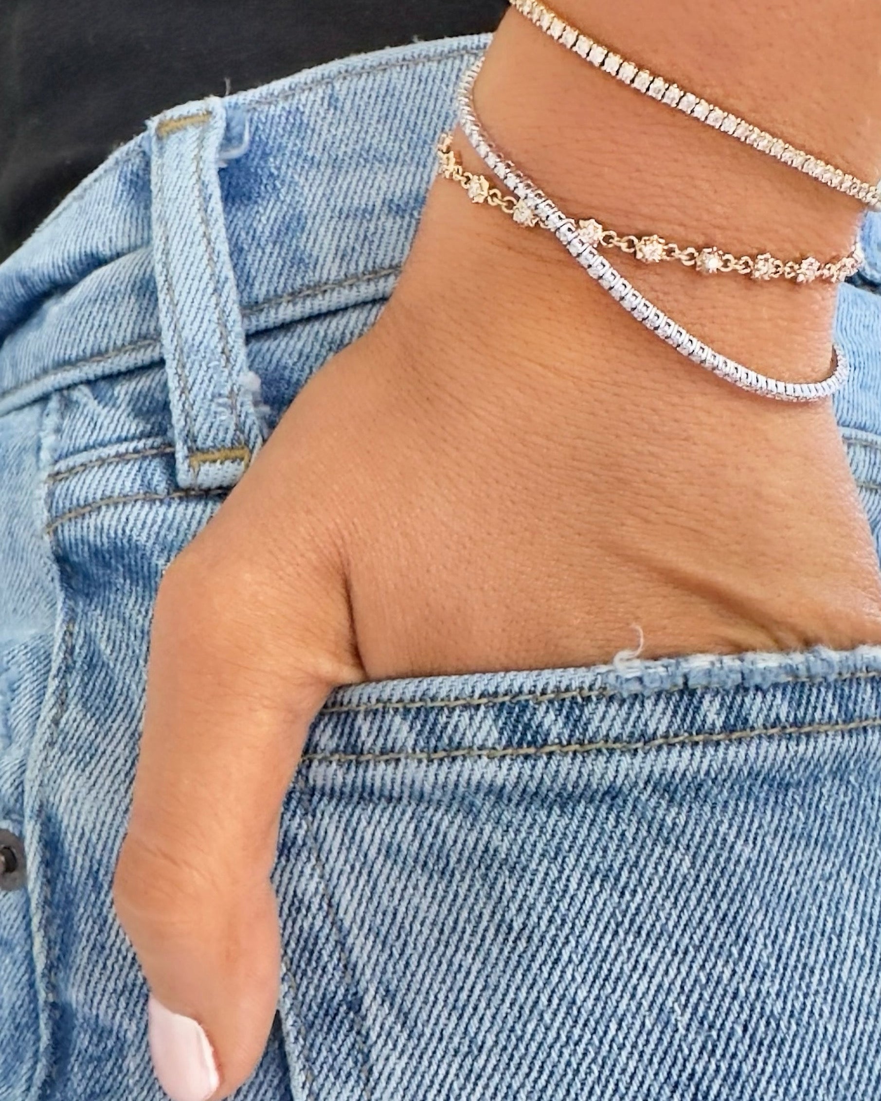 Starburst Diamond Bracelet