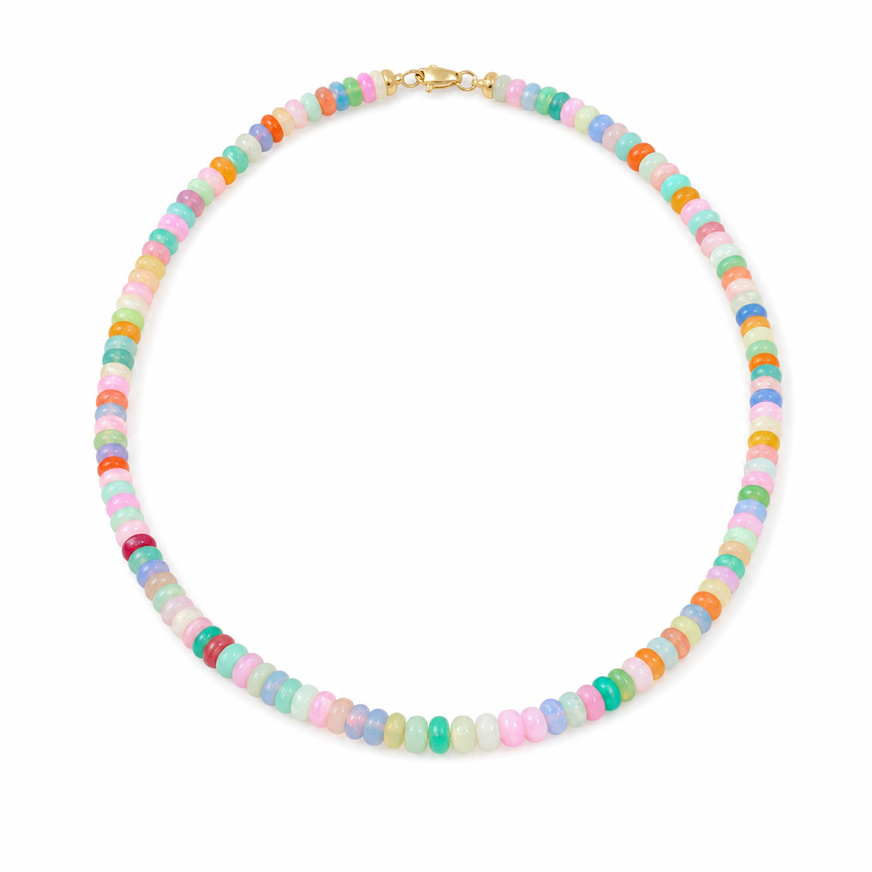 Opal Bead Necklace