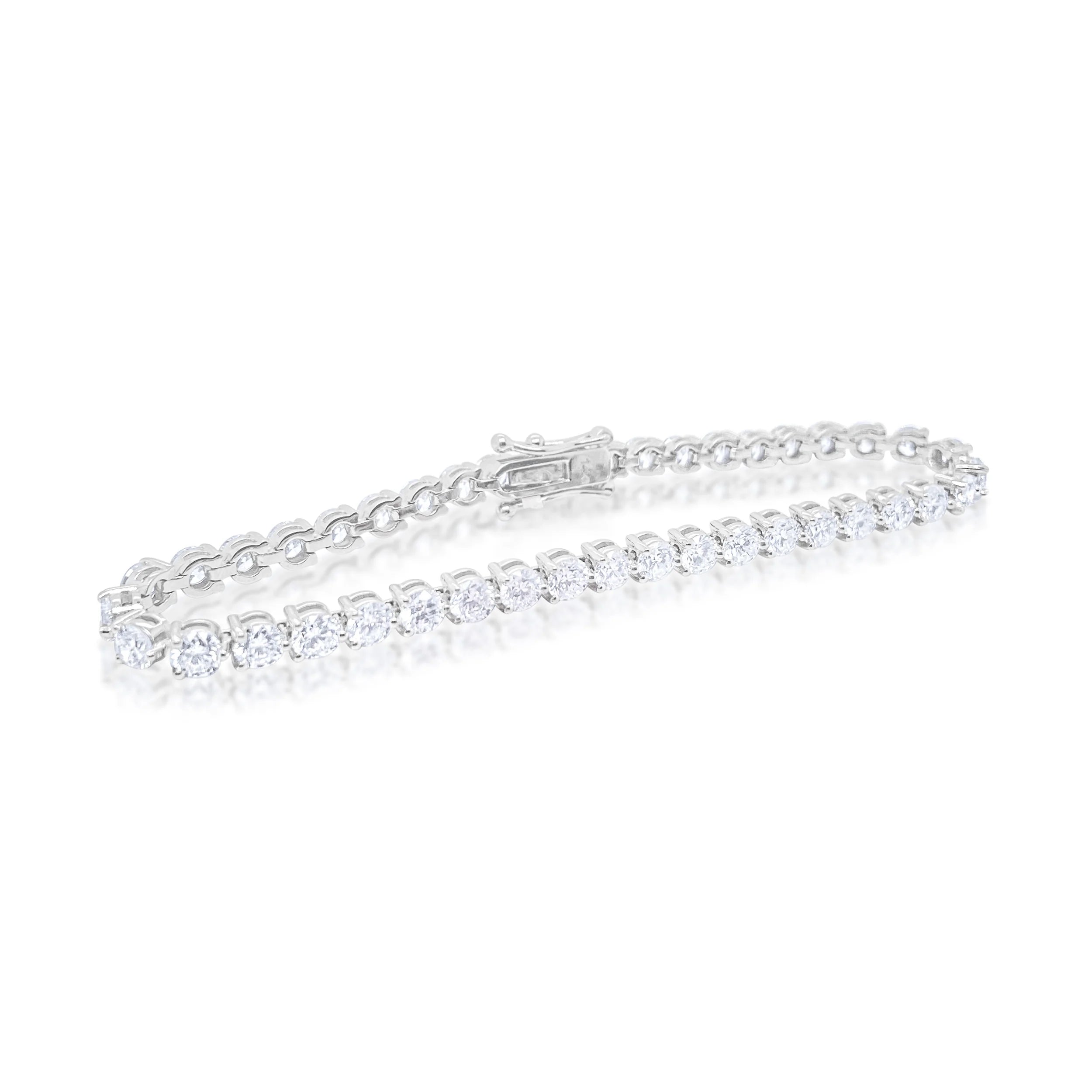 7ct Lab Grown Tennis Bracelet