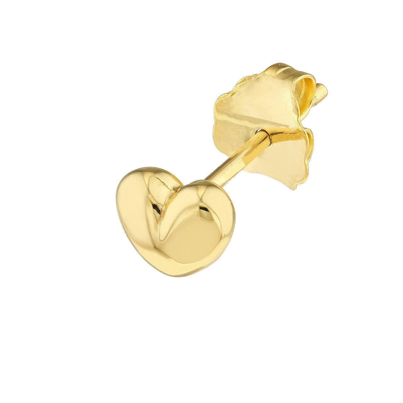 Puffy Heart Stud Earrings