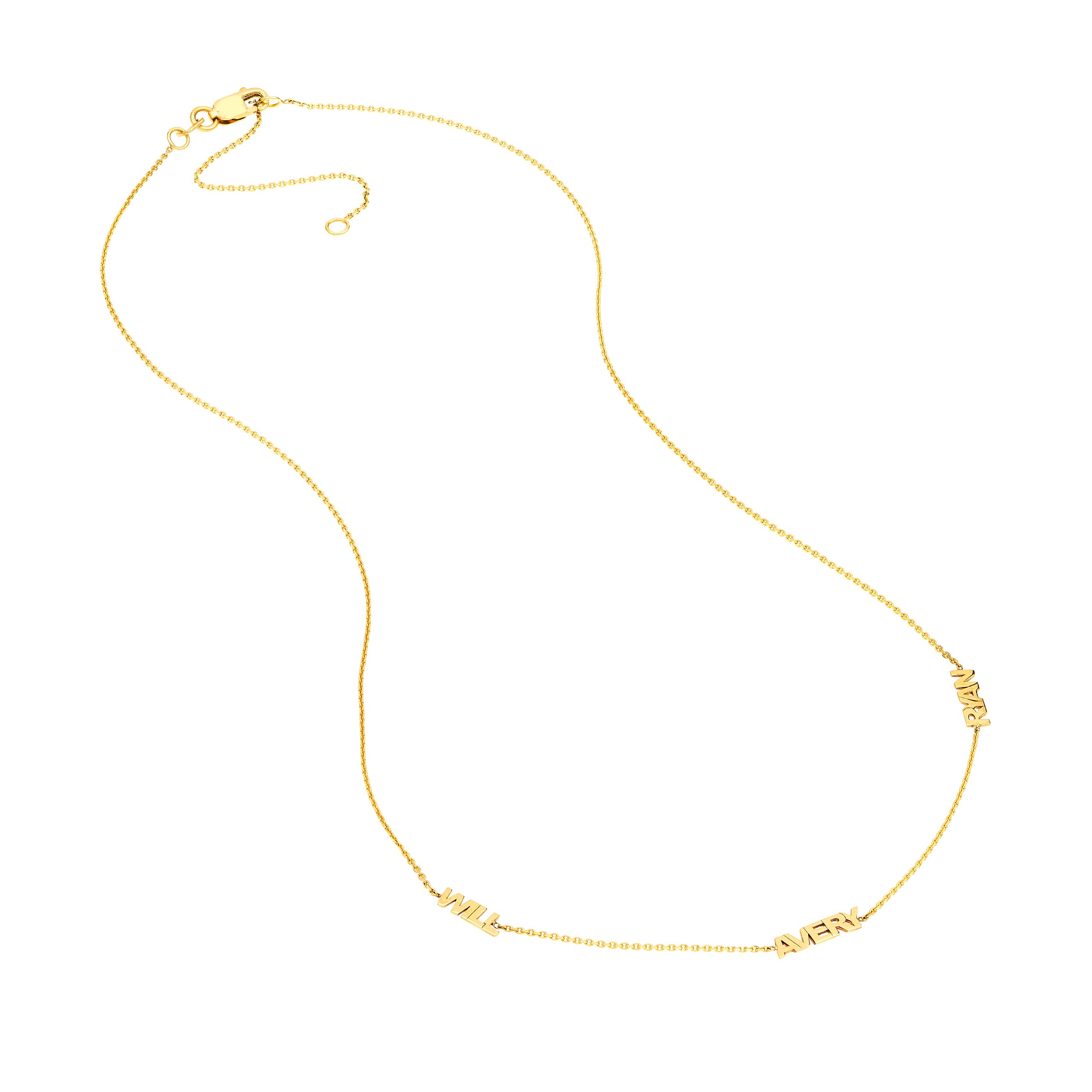 Mini Nameplate Necklace