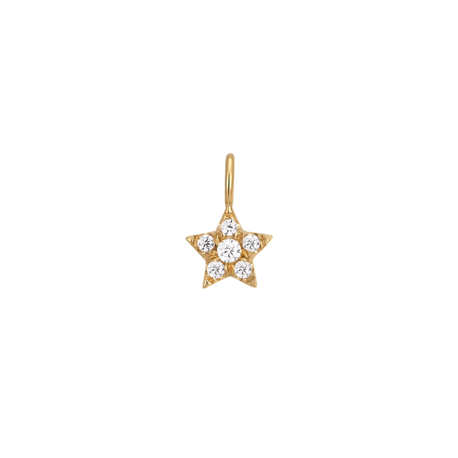 Diamond Star Charm for Permanent Jewelry