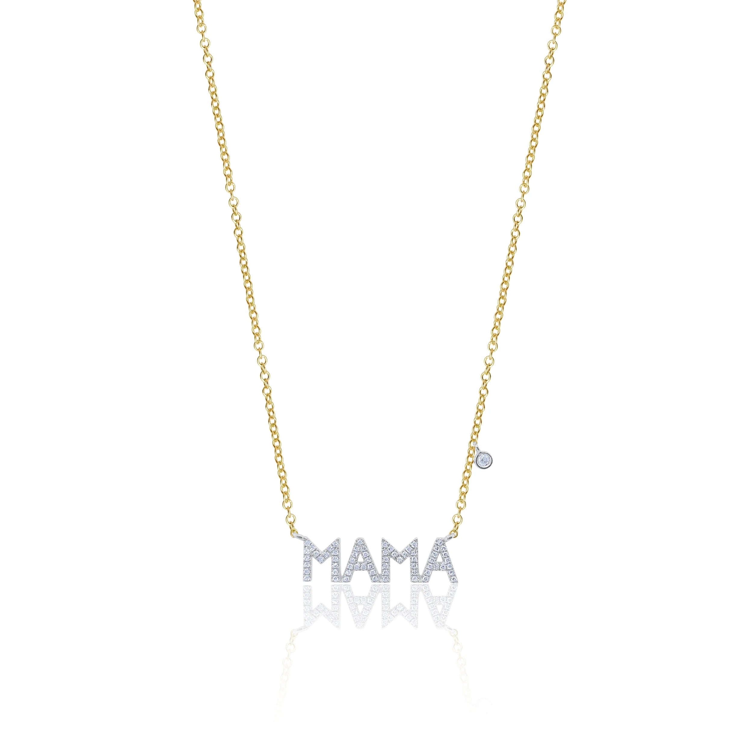 Mama Diamond Necklace