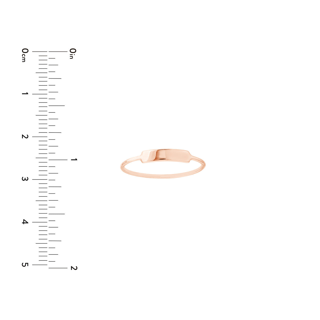 Small ID Wire Bar Ring