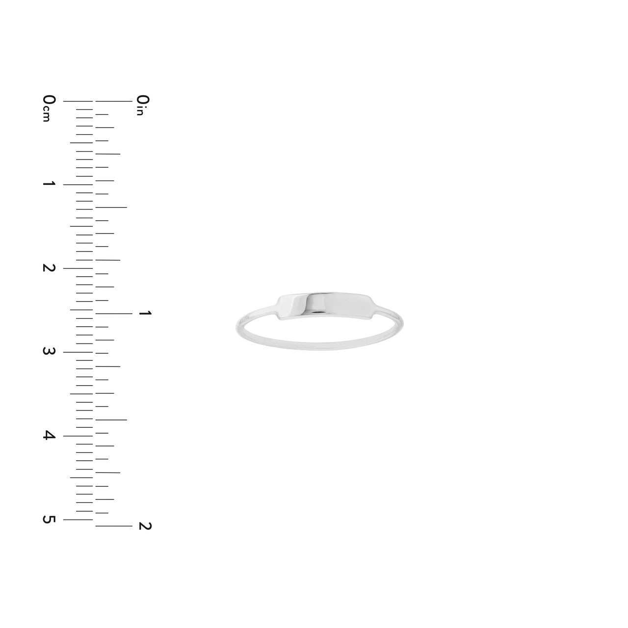 Small ID Wire Bar Ring