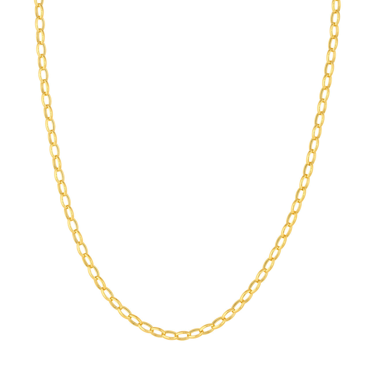 4.5mm Hollow Oval Forzentina Chain