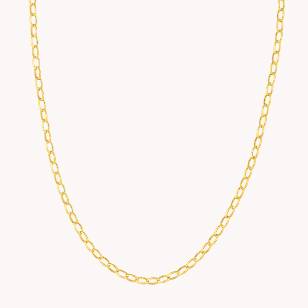 4.5mm Hollow Oval Forzentina Chain