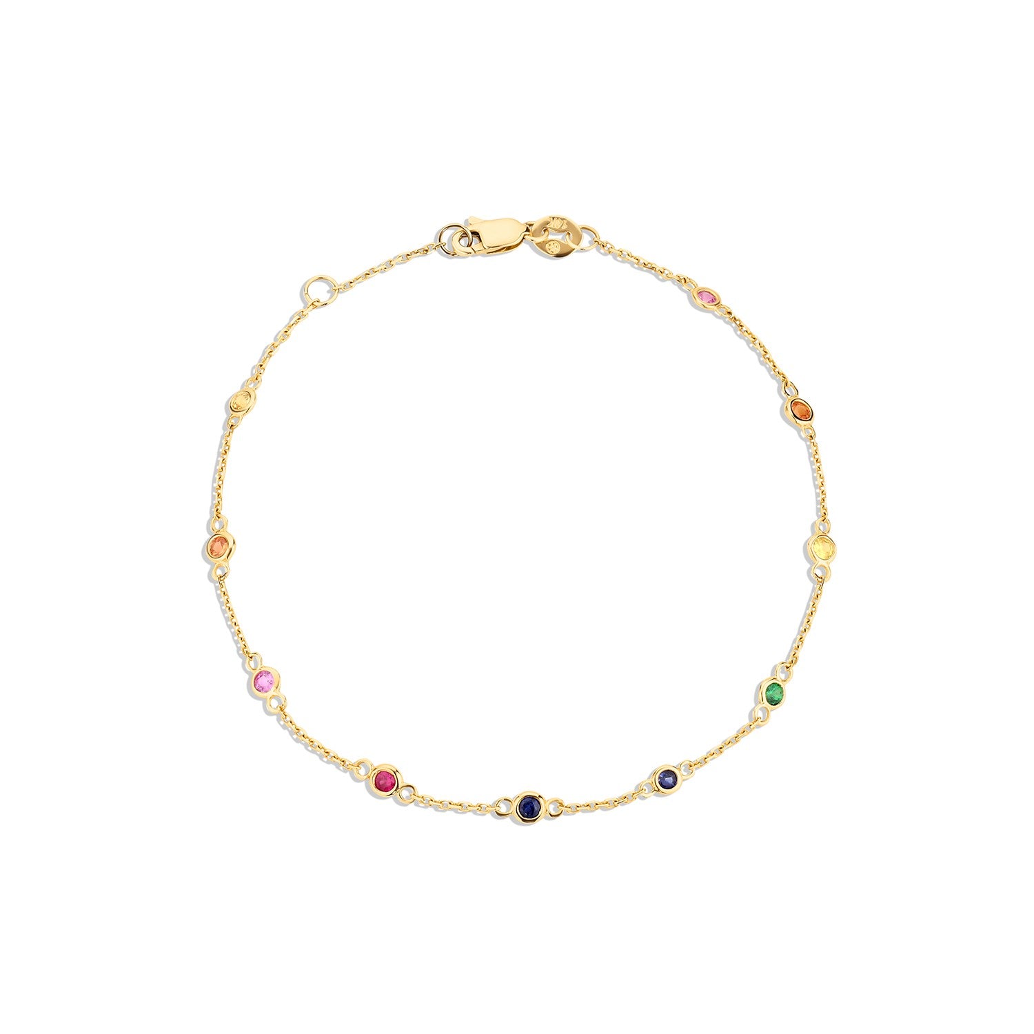 Mini Rainbow Gemstone Bracelet